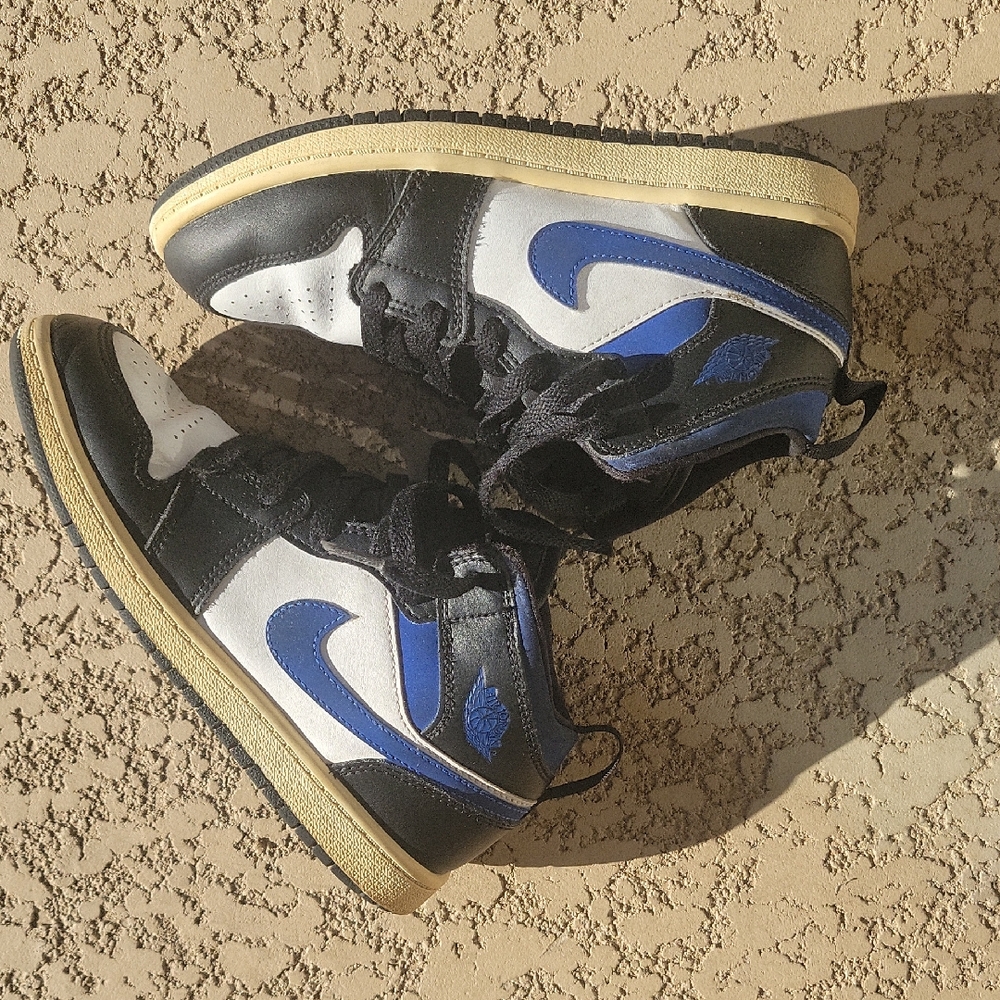 Jordan Black and Gray Sneakers